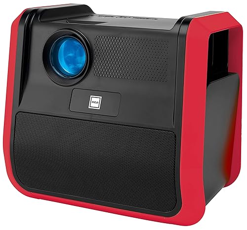 RCA - RPJ060 Portable Projector Home Theater Entertainment System, Long Lasting Battery - 2.5 Hours per Charge - Outdoor, Rechargeable, Speakers