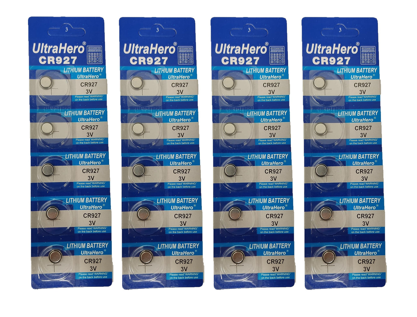 Generic 20 X Cr927 Br927 927 3V Lithium Batteries FBA