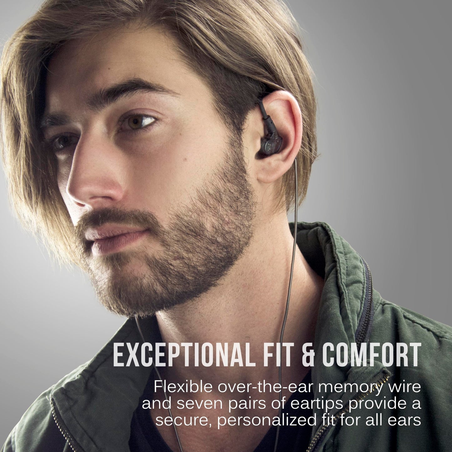 MEE audio M6 PRO In Ear Monitor Headphones for Musicians, 2nd Gen Model With Upgraded Sound, Memory Wire Earhooks & Replaceable Cables, Noise