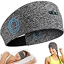 TOPIEI Sleep Headphones Bluetooth Headband for Side Sleeper, 17 Hours Playtime, Wireless Headband Headphones with HD Stereo Speakers…