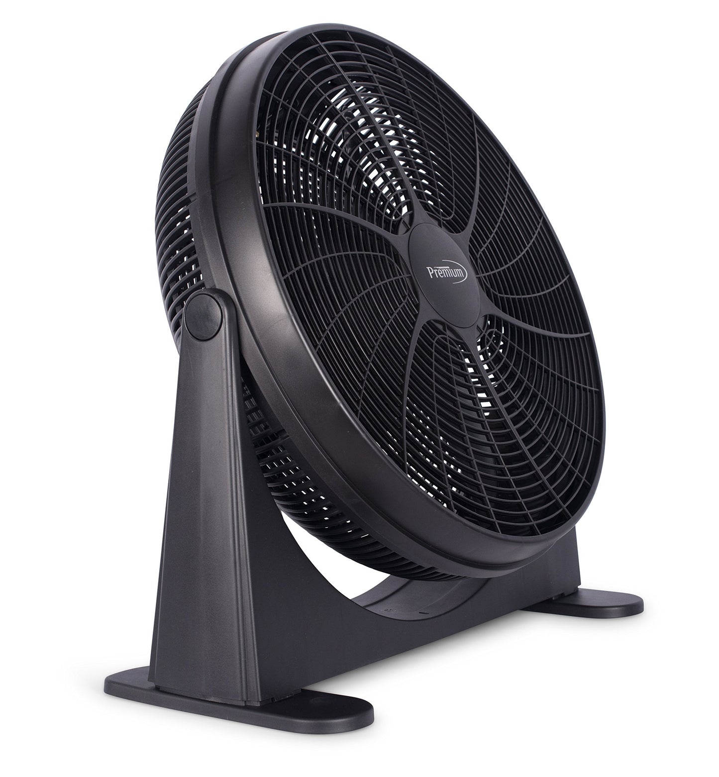 Premium PFF203 20" Inch Quiet Floor fan, Quiet Table Fan, Portable Air Blower, Quiet Home Air Circulator, Black