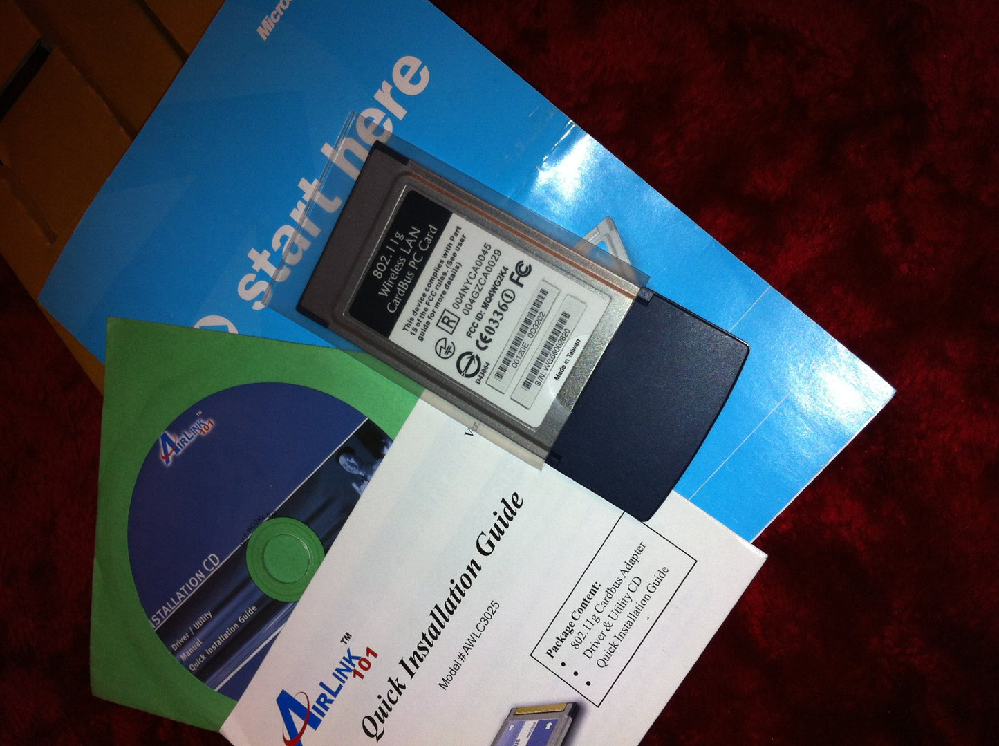 AIRLINK 101 AWLC3028 802.11g Wireless Cardbus Adapter