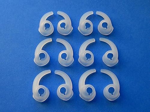 12pcs: 6 Pairs S/M/L Left and Right Side Ear Stabilizers Helper Eartips Compatible with Jaybird Bluebuds X Earphones Headphones