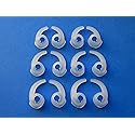 12pcs: 6 Pairs S/M/L Left and Right Side Ear Stabilizers Helper Eartips Compatible with Jaybird Bluebuds X Earphones Headphones