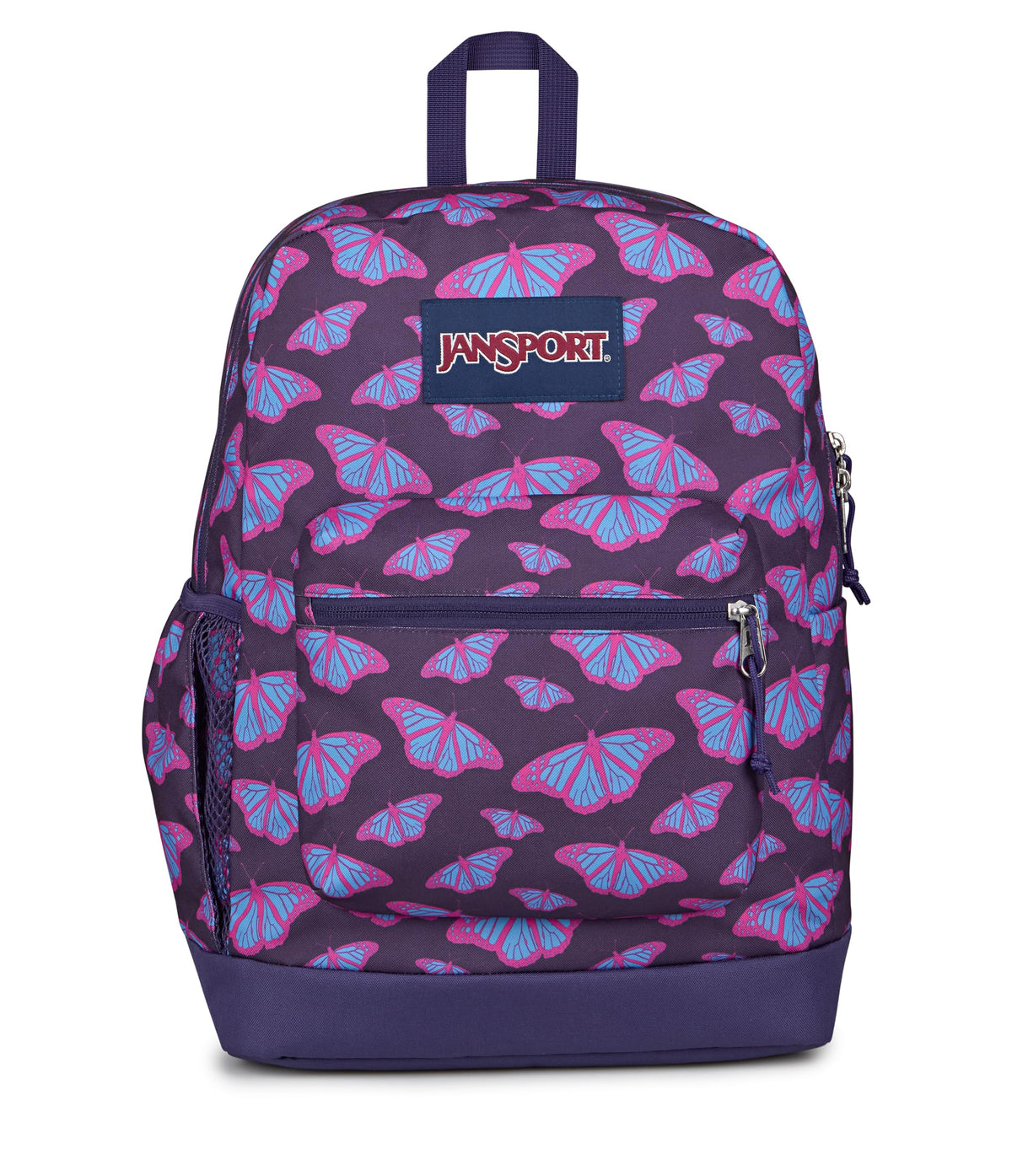 JanSport 26L Cross Town Plus Backpack, Flutter By Purple