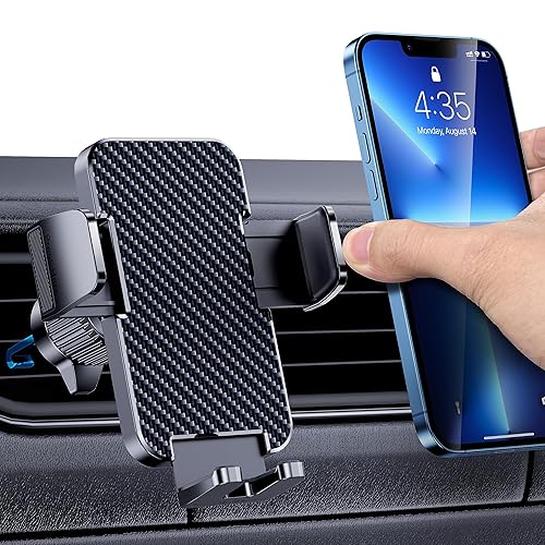 BIPOPIBO Phone Mount for Car Holders Cell Phon Holder Hands Free Phone Stand for Car Vent Automobile Mount Fit iPhone Android Smartphoe Universal