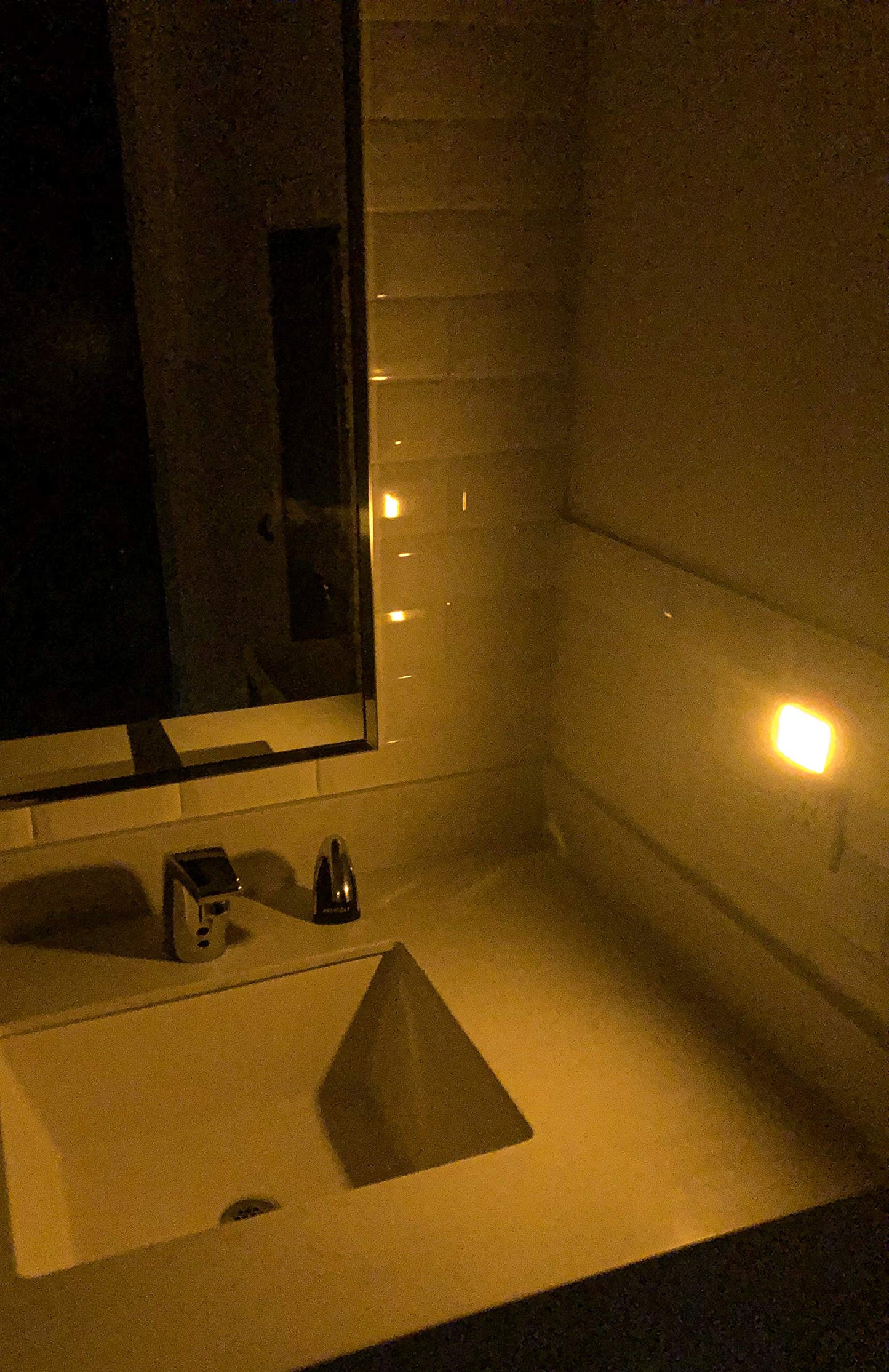 2 Slim Automatic Led Night Lights Plug into Wall I Dusk to Dawn Sensor Amber Night Light for Kids & Adult I Led Wall Lights Bedroom & Bathroom Night