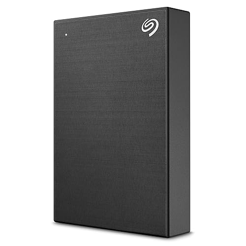 Seagate Backup Plus Portable 4TB External Hard Drive HDD - Black USB 3.0 for PC Laptop and Mac, 1 Year Myliocreate, 2 Months Adobe CC Photography