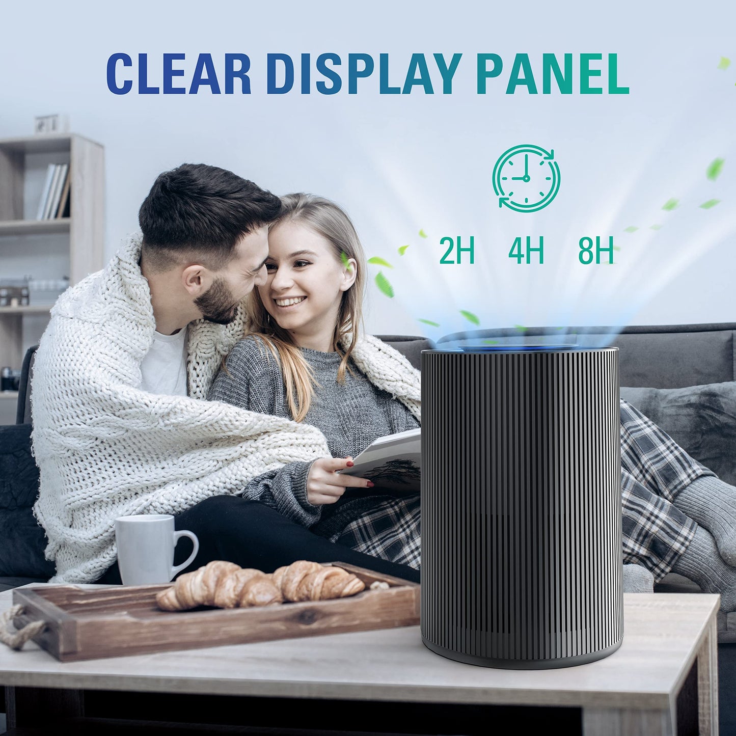 STEALTH Air Purifier H13 HEPA 1345 ft² for Home Allergies Pets