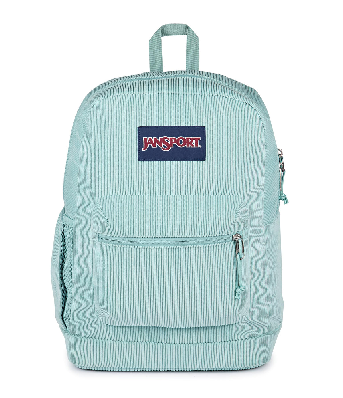 JanSport Cross Town Plus Remix Backpack - Padded Back Panel, Laptop Sleeve, and Front Pocket Organizer - Faded Sage Corduroy