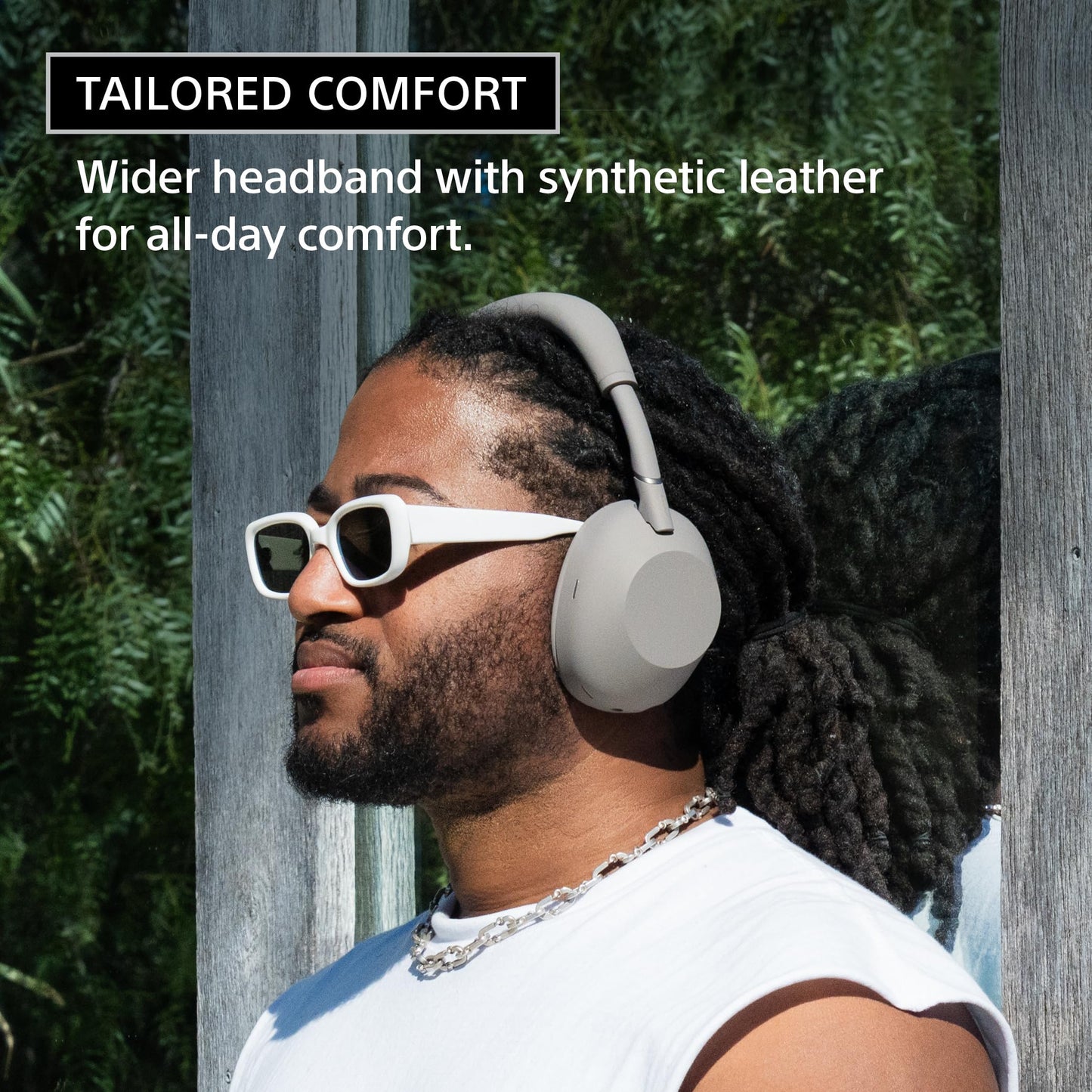 Sony WH-1000XM6 The Best Noise Cancelling Wireless Headphones, Sand Pink