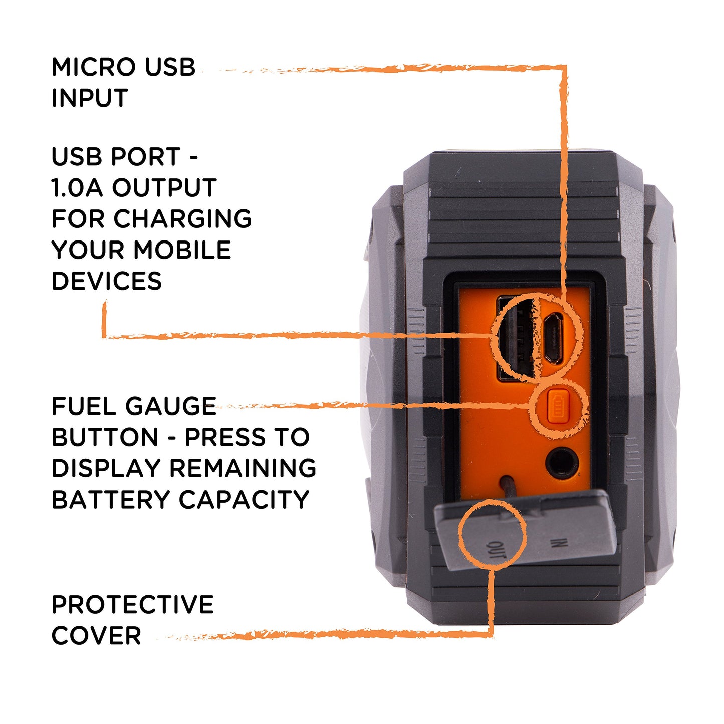 EcoSurvivor Bluetooth Speaker, Built in Battery Backup, 34425