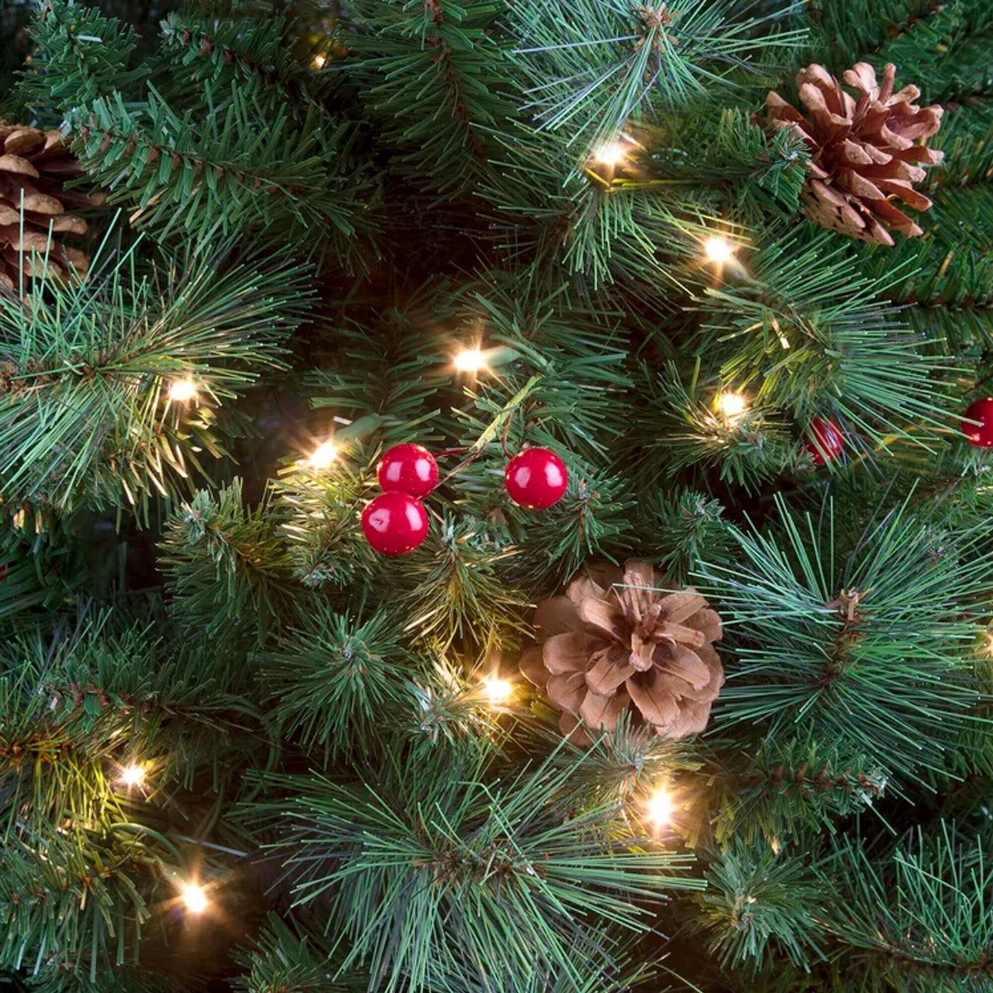 Dazzle Bright Christmas Mini String Lights, 60FT 300 Incandescent Green Wire Fairy Lights UL Certified Christmas Decorations for Indoor Outdoor Yard