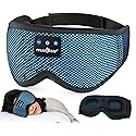 MUSICOZY Sleep Headphones Breathable Sleep Mask Bluetooth 5.4 Wireless Earphones Mask Sleeping Eyemask for Side Sleepers for Women Men Travel…