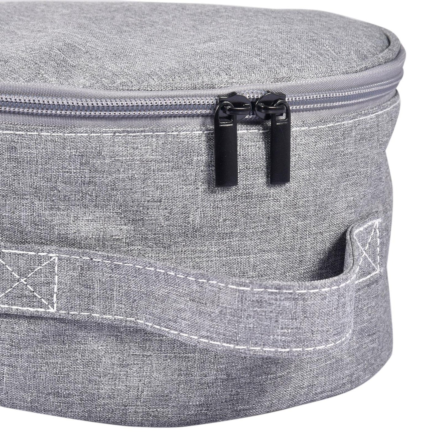 Bavokon 2 Portable Storage Bag for Fan,Travel Case for Folding Telescopic Fan,Portable Folding Fan Storage Bag Waterproof, USB Rechargeable Personal