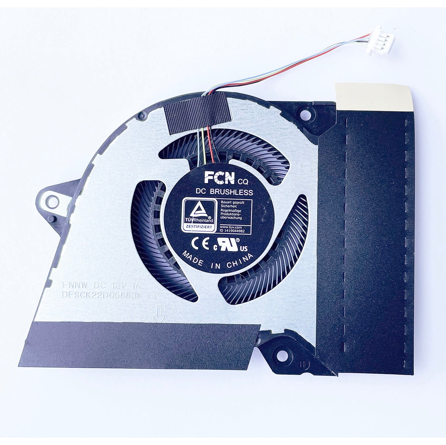Fleshy Leaf New CPU+GPU Cooling Fan Replacement for ASUS Rog Zephyrus G14 GA401Q GA401QC GA401QE GA401QH GA401QM GA401IHR GA401QEC-K2064T Series