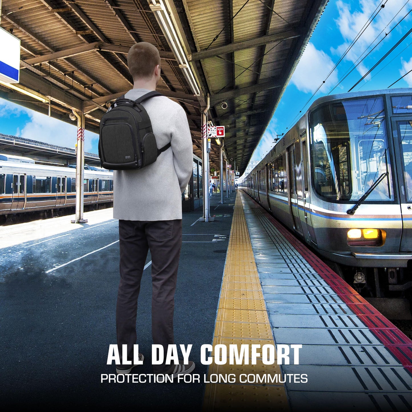 USA Gear Portable Camera Backpack for DSLR with Customizable Accessory Dividers, Weather Resistant Bottom and Comfortable Back Support - Compatible