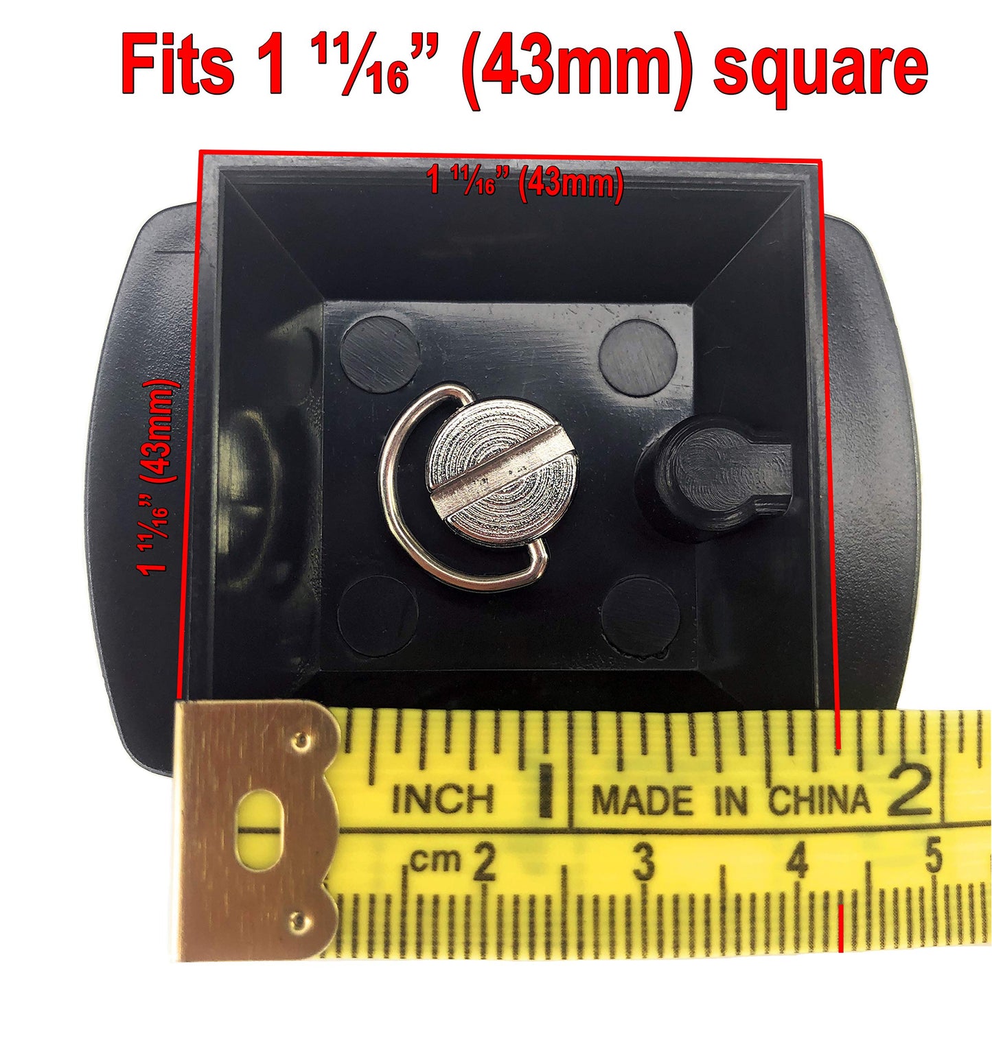 DaVoice 43mm Tripod Quick Release Plate Camera Mounting Adapter Parts Replacement for Torjim 60-Inch AX60, Endurax 66" ETR66, UBeesize 60” TR60, Zomei