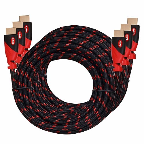 KAYO 4K HDMI Cable, High Speed HDMI2.0 Cable CL3 Rated(in-Wall Installation) Cord Supports Full