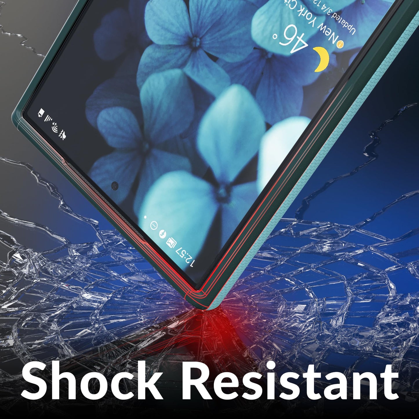 Crave for Samsung Galaxy S24 Ultra Case, Shockproof Protection Dual Layer Case for Samsung Galaxy S24 Ultra (6.8 inch) - Berry