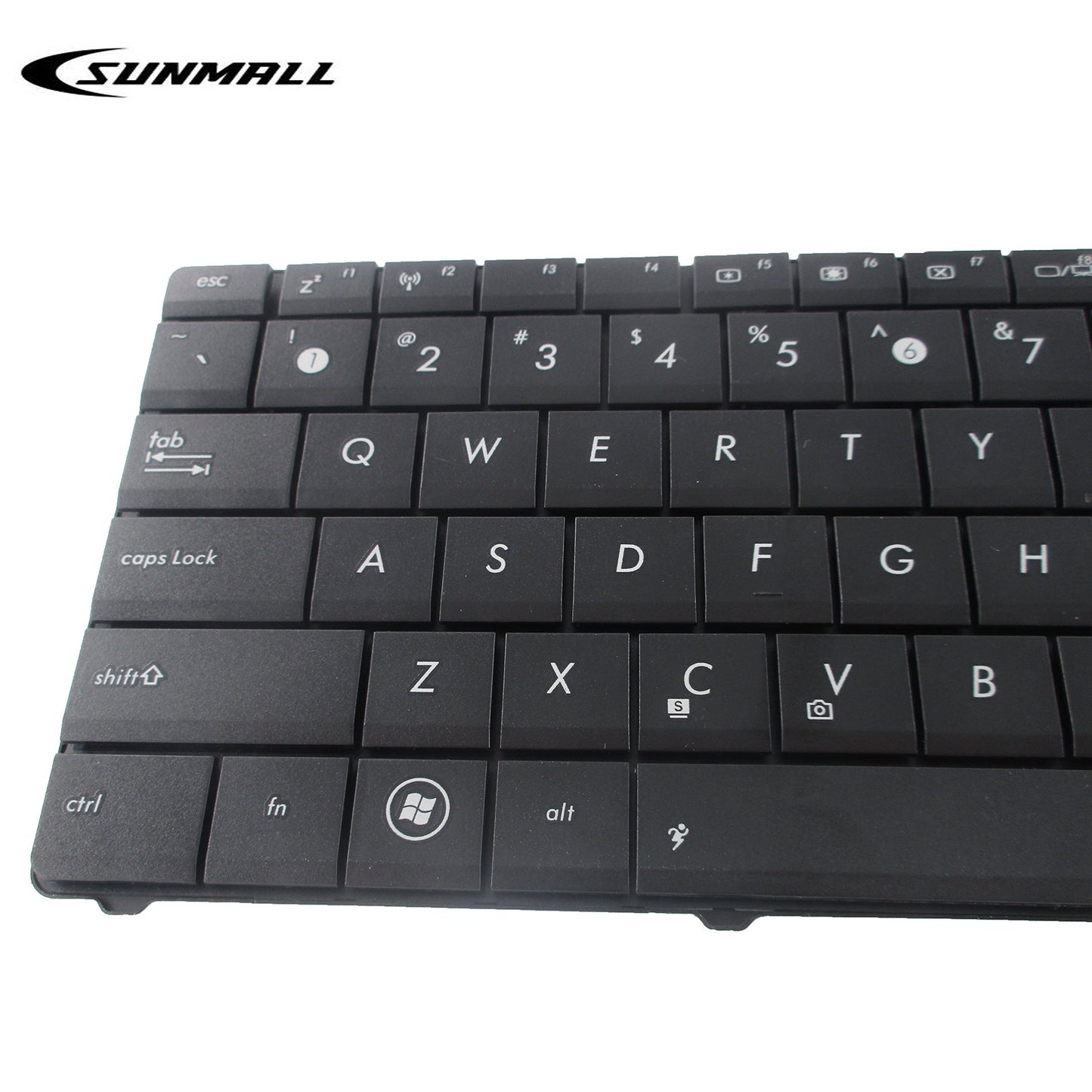 SUNMALL Keyboard Replacement Without Frame Compatible with Asus n53 k54l x55 x55u x55a x54c x54h x55vd x55c f55 f75 R500D R500DE R500N Series Laptop