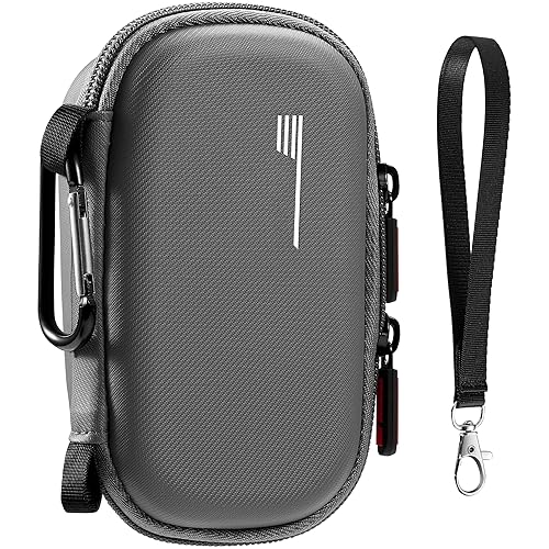 STARTRC VCR Carrying Case for Insta360 X5, Hard Shell Small Storage Case for Insta 360 X5 Accessories, Portable Travel Bag Organizer with Wrist Strap