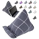 STEPHAN AND THEODORE Handmade Phone Pillow Holder - The Wedge Mobile Device Stand - Soft Fabric Phone Stand for All iPhones, All Smartphones! 7 x 6.1