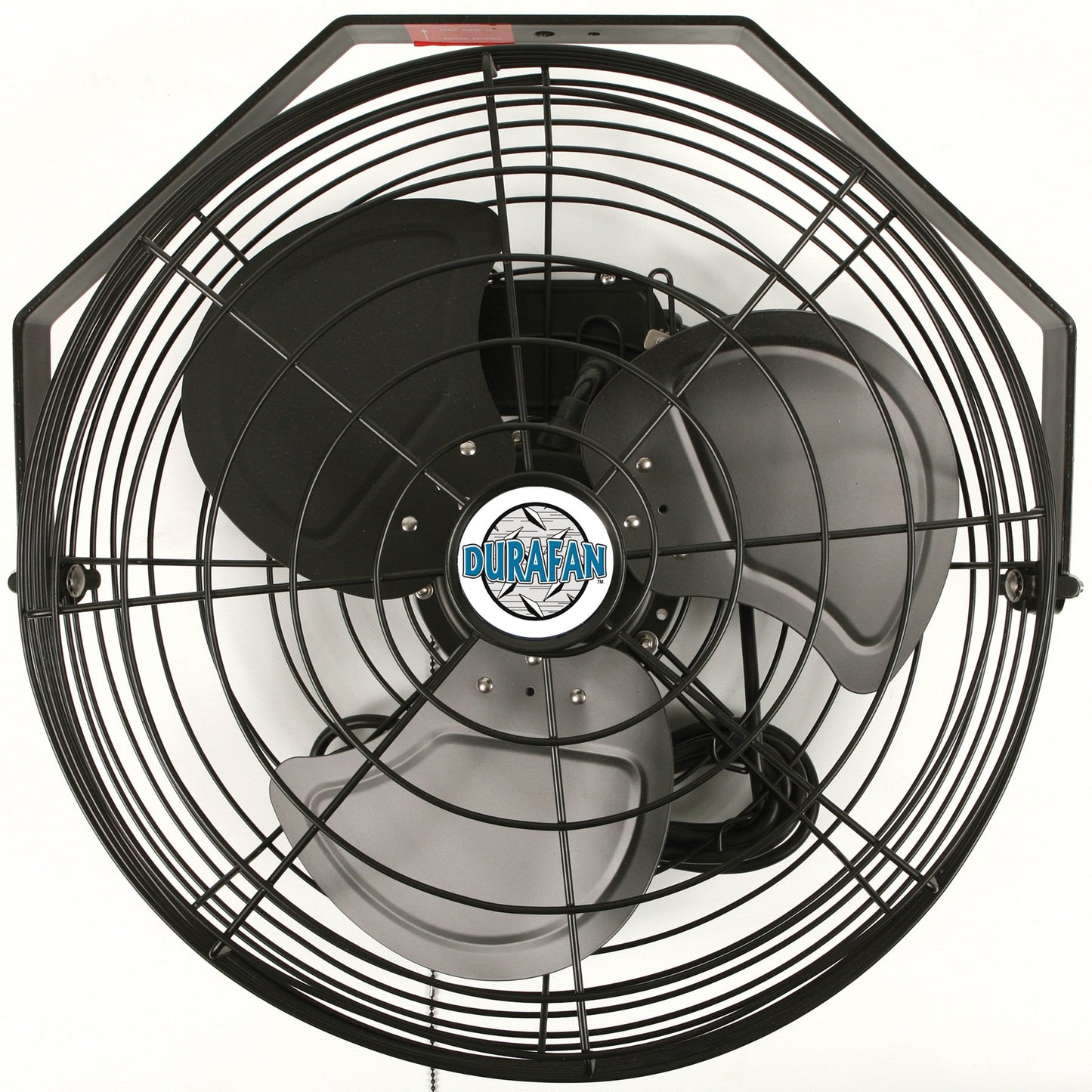 Durafan 18" Indoor/Outdoor Circulating Fan with Wide Guard - Black