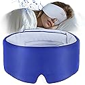 MUSICOZY Ice Silk Sleep Headphones with Bluetooth Mask, Eye Mask for Sleeping in Total Darkness, 5.4 Bluetooth Sleep Mask Sleep Headphones, Soft…