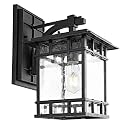 Safavieh Lighting Rolran Black Outdoor Wall Lantern (LED Bulb Included)