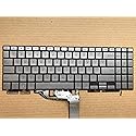 Original New Compatible with ASUS ZenBook Flip 15 Q507I Q507IQ 90NB0LK1-R30UI0 Laptop Computer Silver US Keyboard Backlit