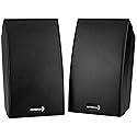 Dayton Audio SAT-BK 3-3/4" 2-Way Satellite Speaker Pair Black