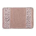 Popular Bath Accessories Set Sinatra Modern Classic Luxury Contemporary Pink Mat Unique Design Stylish Bathroom Rug Bath Shower Tub Decor Bling Blush…