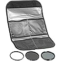 Hoya 62mm (HMC UV/Circular Polarizer / ND8) 3 Digital Filter Set with Pouch