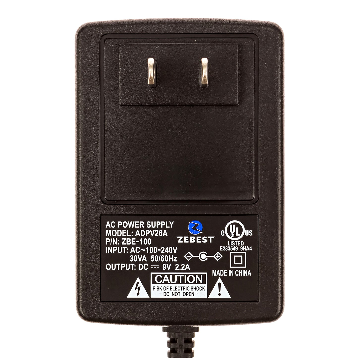Ac Power Adapter Cord for Audiovox D1905 D1909 D1998 D1998pk D2011hp D2017pk D709 D710pk D712esk D8500xp Portable DVD Players