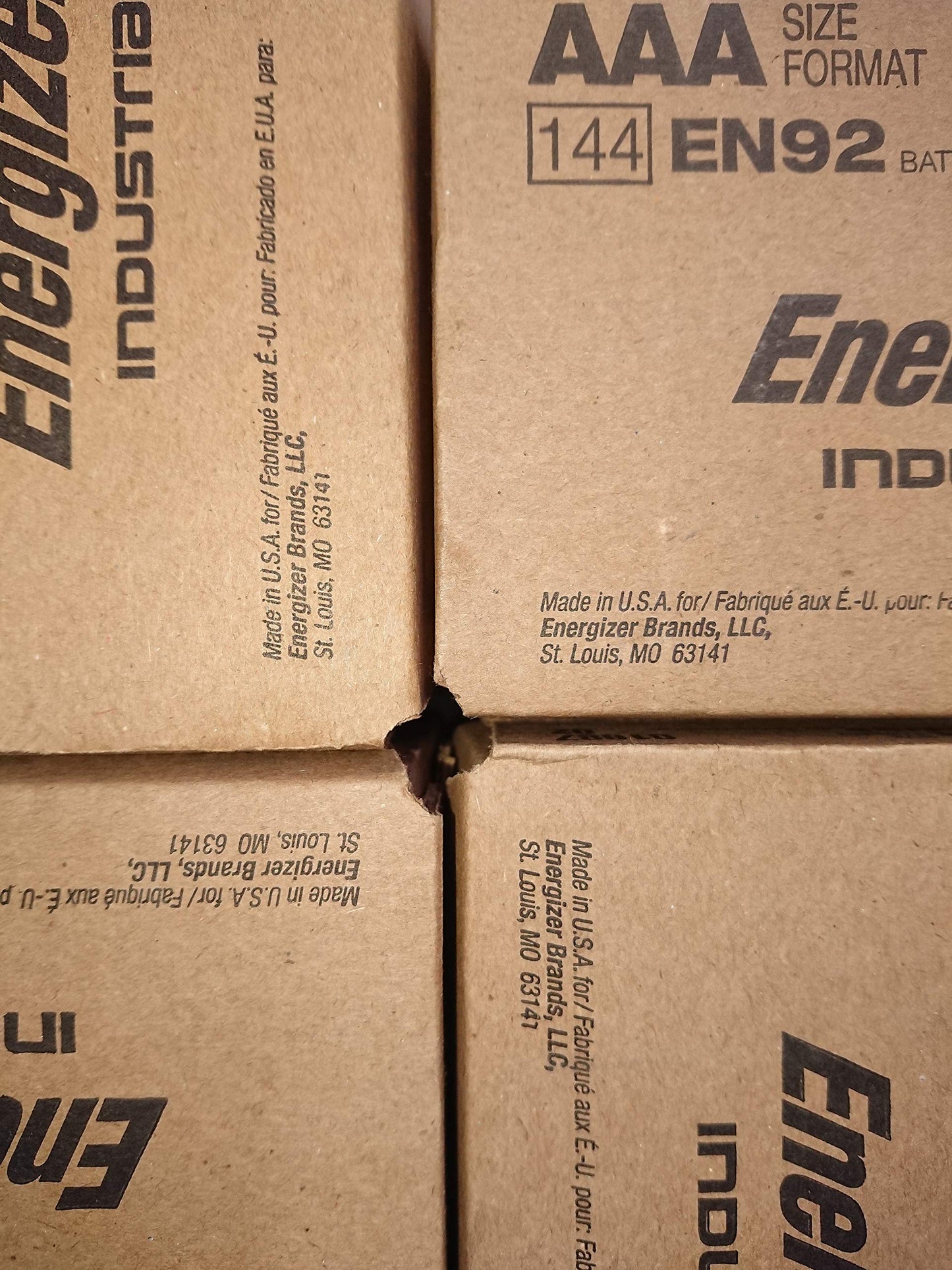 Industrial Alkaline Bid Battery, AAA, 1.5-Volt