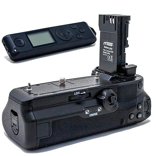 Wasabi Power Battery Grip and Remote for Canon BG-R10 and Canon EOS R5, EOS R5C, EOS R6