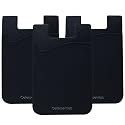 Cellessentials USA Merchant Redesigned Card Holder - Silicone Stick on Cell Phone Wallet with Pocket for Credit Card ID Business Card - iPhone Android