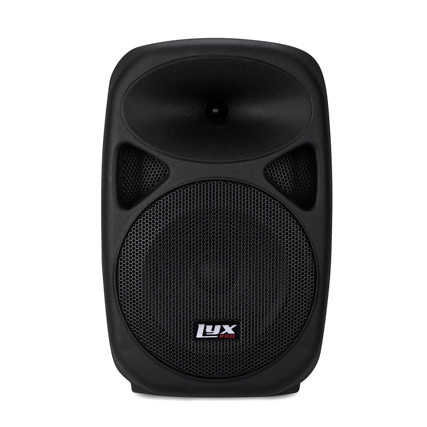 LyxPro 8” Inch Active PA Rechargeable Battery Speaker System, Equalizer, Bluetooth Connection, SD Slot USB MP3 AUX, Mic,1/4" 1/8" 3.5mm Inputs, SPA-8