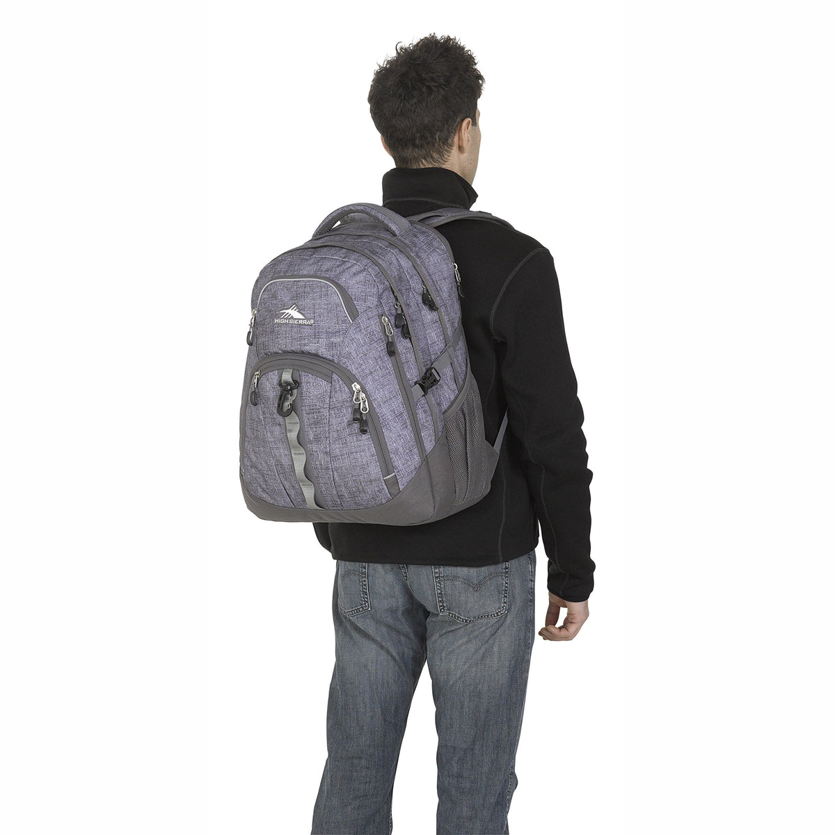 High Sierra Access 2.0 Laptop Backpack, Woolly Weave/Slate, One Size