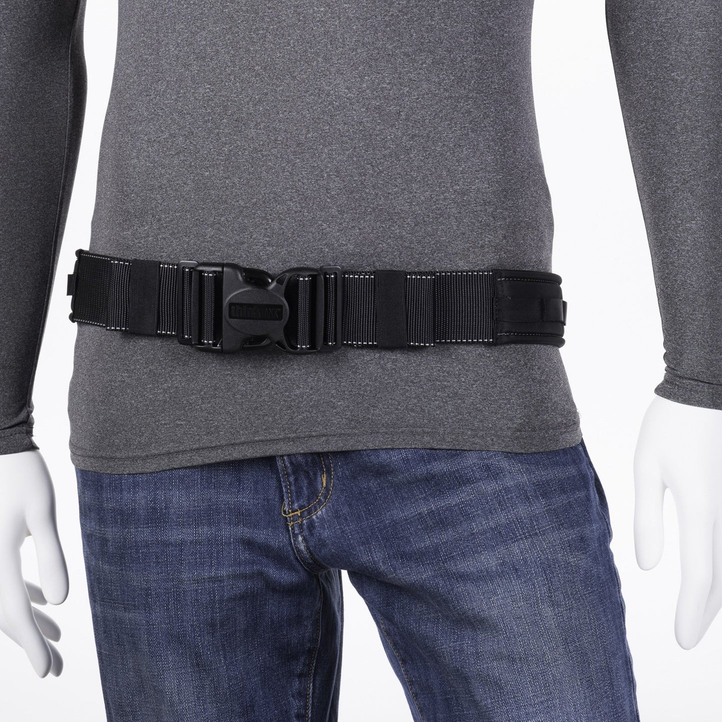 Think Tank Thin Skin Belt V3.0, Integrates with all Modular Compressible Pouches, Waist Size 27" - 42" (Black)