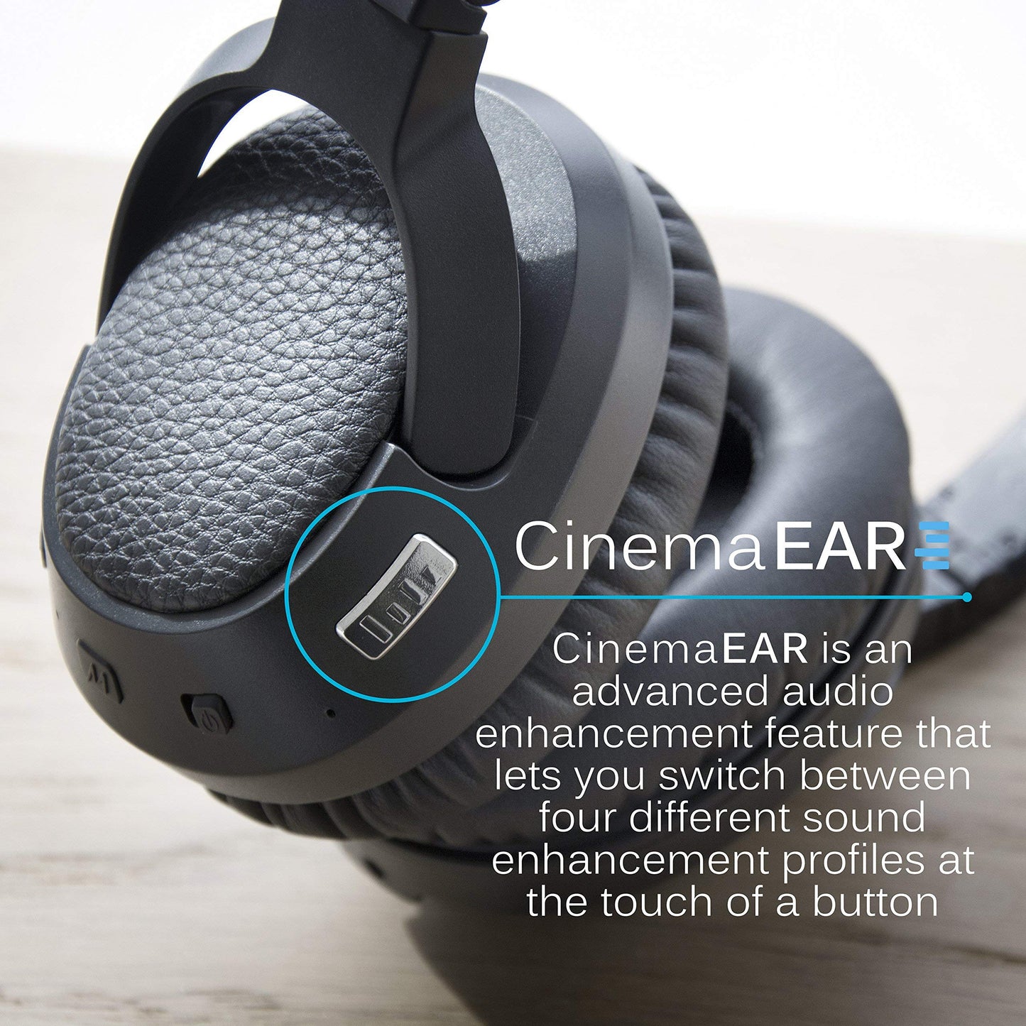 MEE audio Matrix Cinema Bluetooth Wireless Over-Ear High Resolution Stereo Headphones with aptX Low Latency for Improved Lip Sync & CinemaEAR Audio…