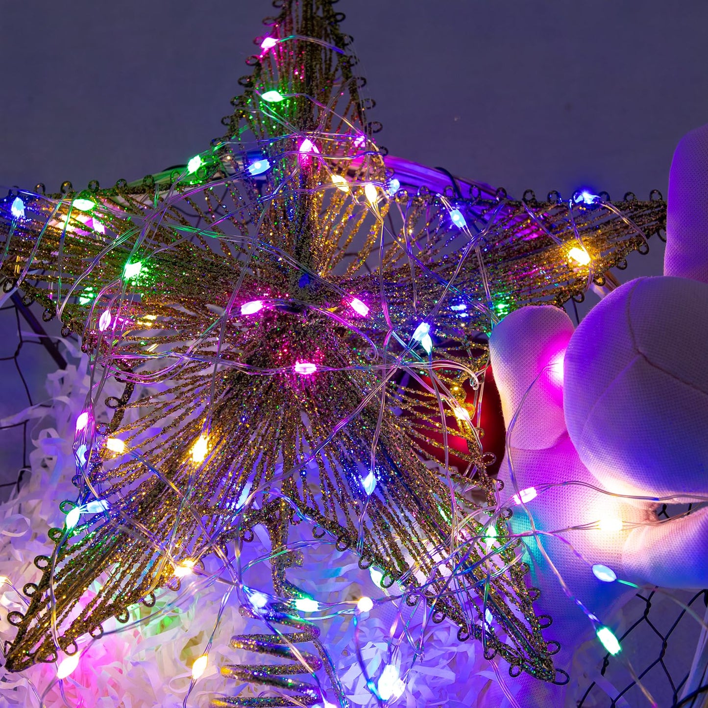 ZELUXDOT Fairy Lights Plug in,400FT 1200LEDs Waterproof Led String Lights,8 Modes Remote Twinkle Light for Outdoor Indoor Christmas Wedding Birthday