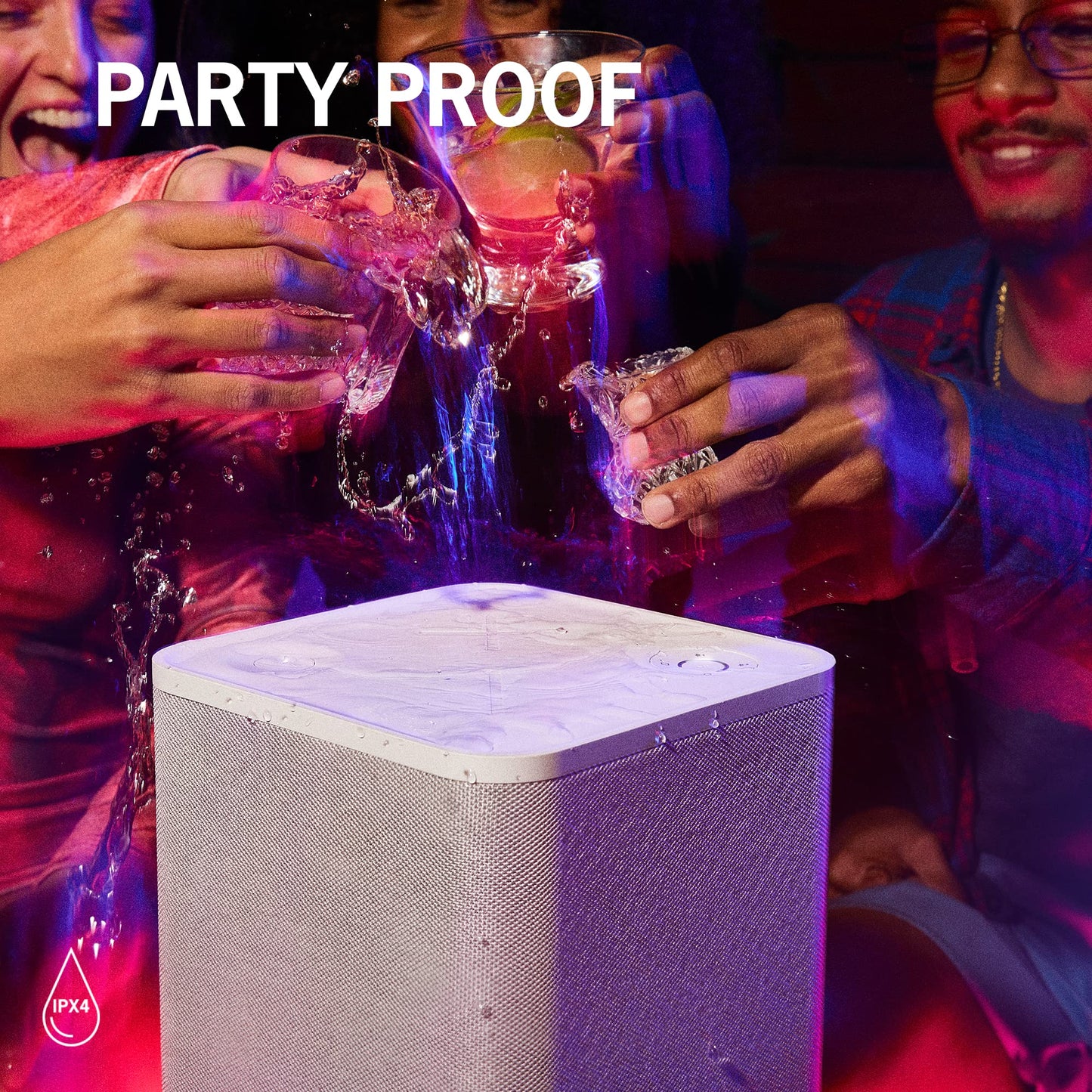 Ultimate Ears HYPERBOOM Portable Bluetooth Speaker - Loud Wireless Speaker with Big Bass, Water-Resistant IPX4, 150 Ft Range, 24-Hour Battery Life