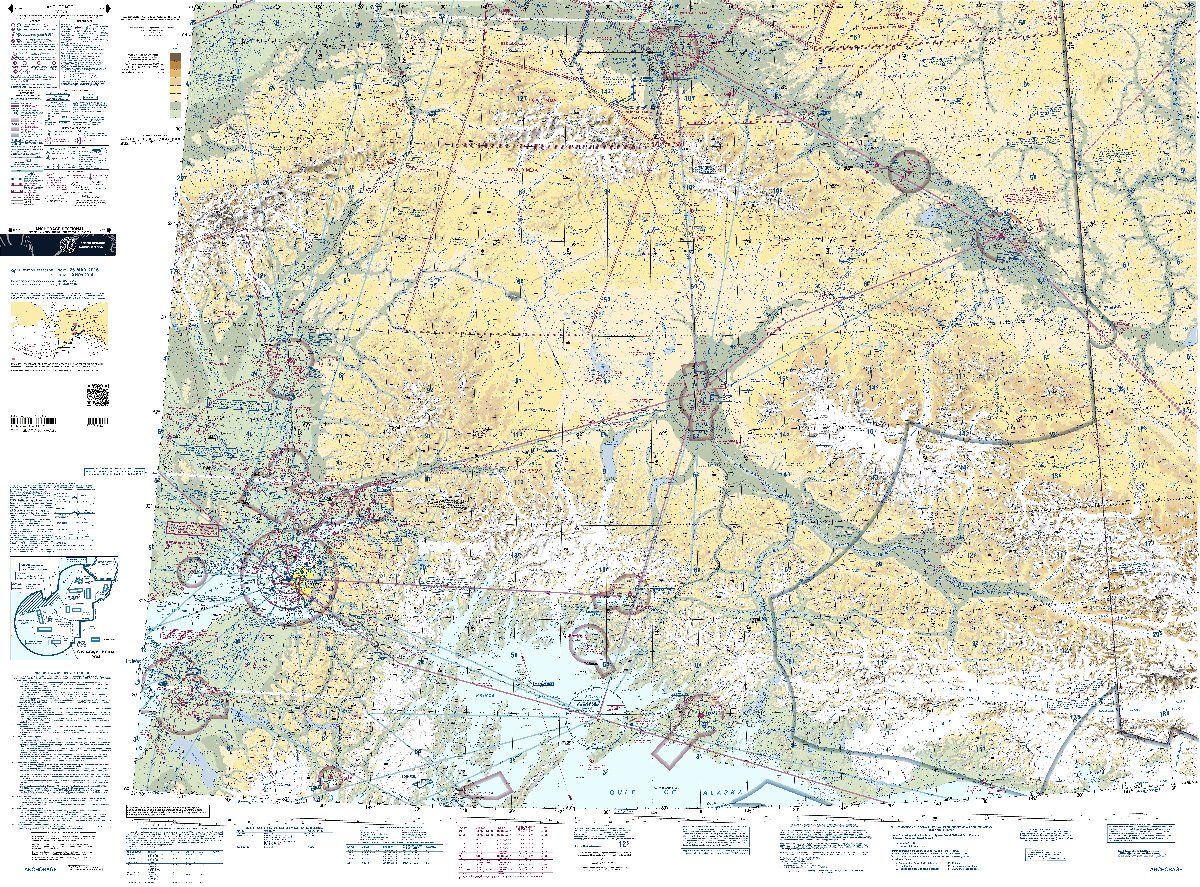 FAA Chart: VFR Sectional Anchorage SANC (Current Edition)