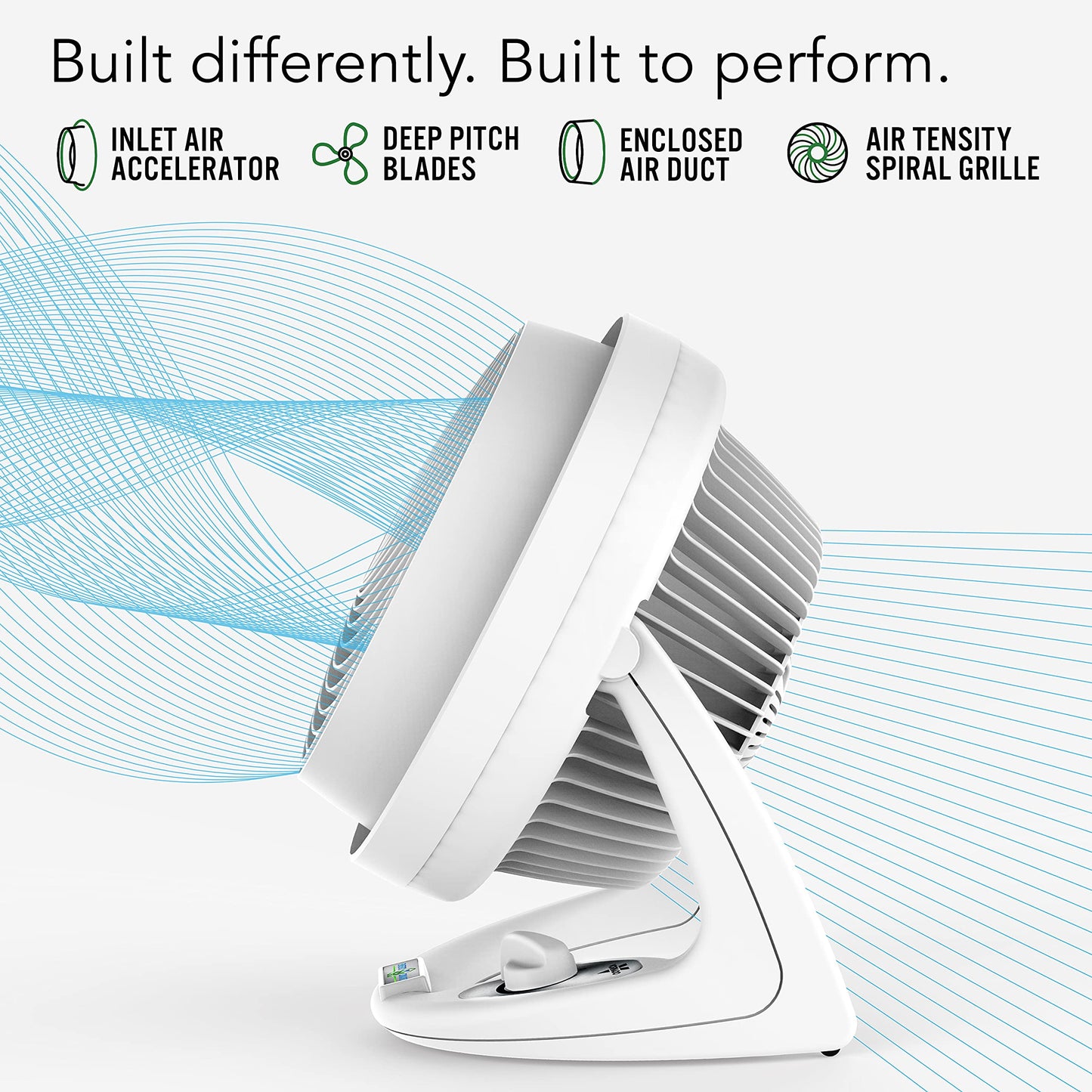 Vornado 610DC Energy Smart Air Circulator Fan with Variable Speed Control, DC Motor, Adjustable Head, Quiet Fan for Bedroom, Office, Home