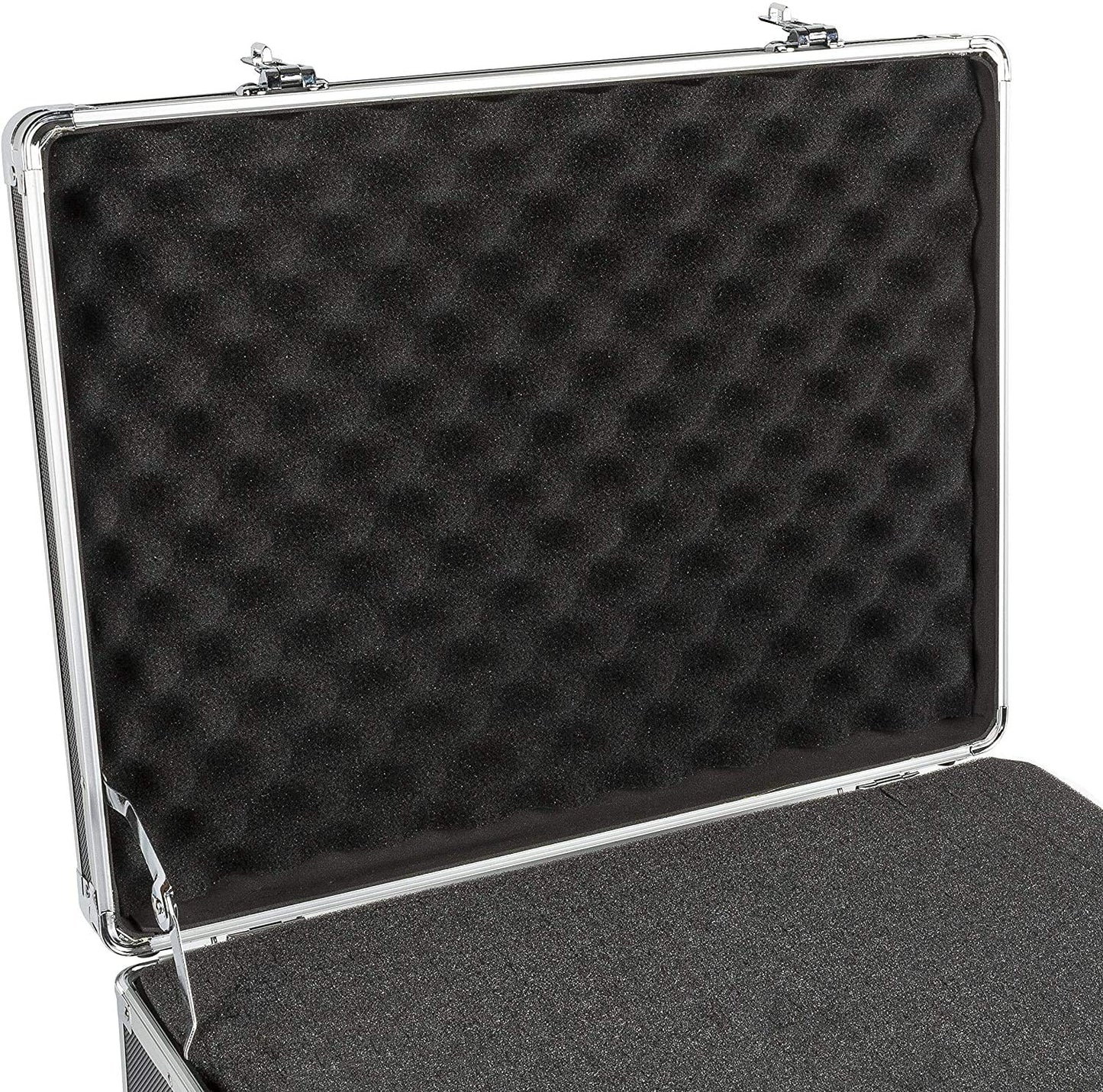 Ultimaxx Medium Aluminum Hard Case with Pre-Cut Foam for Travel and Storage of DSLRs, Gear, and Equipment for DSLR Camera & Camcorder Models from