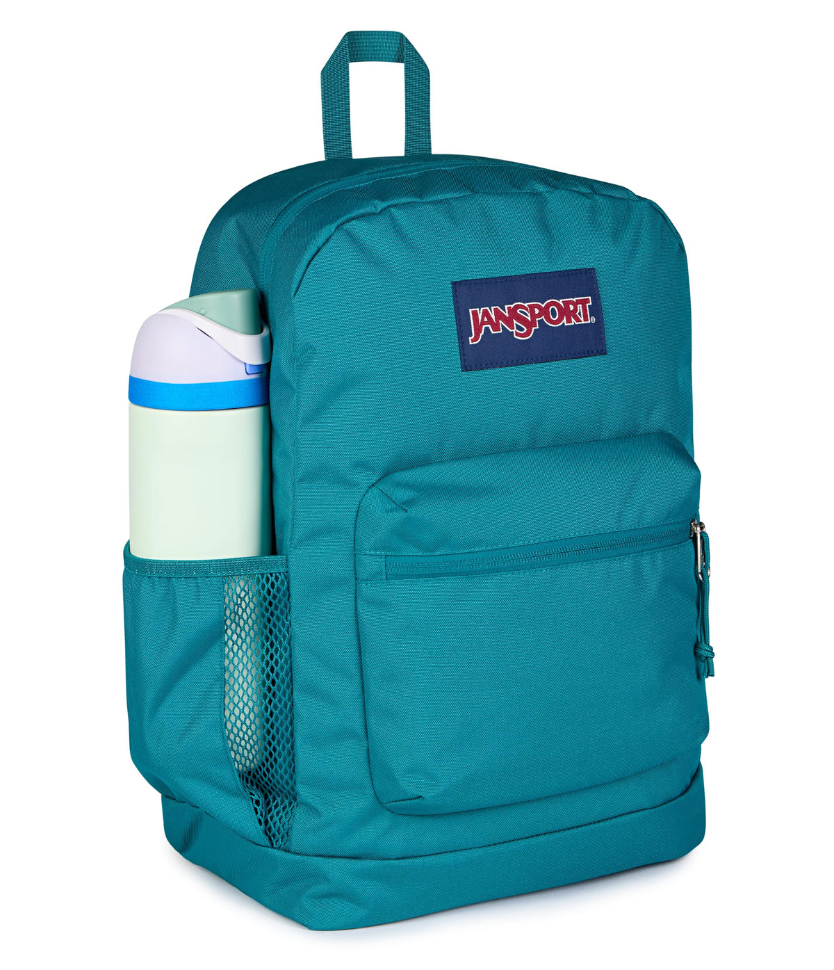 JanSport 26L Cross Town Plus Backpack, Emerald Pool