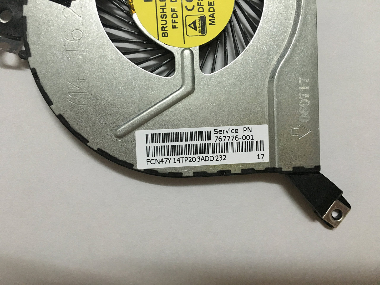 Hk-Part CPU Cooling Fan for HP Pavilion 767776-001 767706-001 773447-001 767712-001 773384-001 Notebook PC