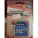 Transcend TS512MCF80 512MB 80x Type I Compact Flash Card